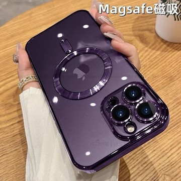 鷹眼鏡頭膜 可磁吸無線充 手機殼 適用於 蘋果 iphone 14 13 12 11 Pro max 14pro 保護殼