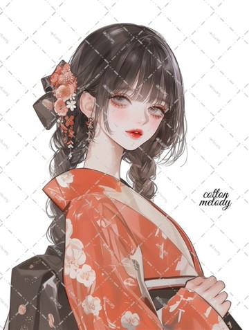 原創貼紙 no.7340 人物貼紙 原創貼紙 人物貼紙 女孩貼紙 原創人物貼紙