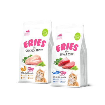 貓主食丨伊瑞思丨益生菌酵素無穀貓糧丨1kg丨2包組