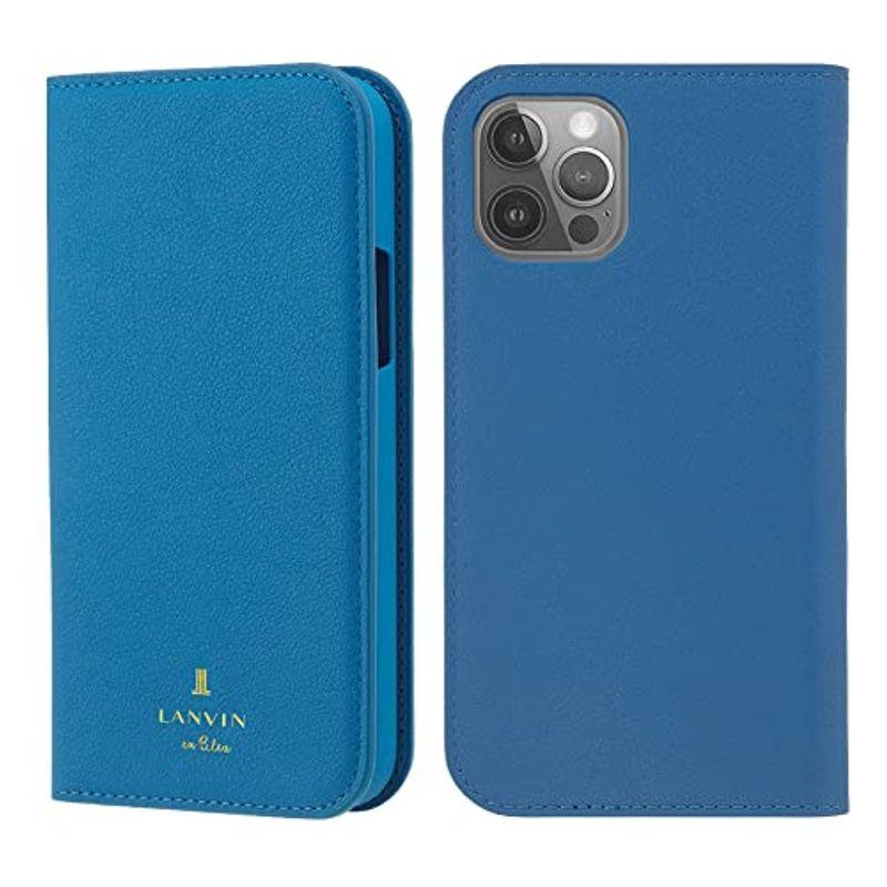 LANVIN en Blue ランバンオンブルー iPhone 12 / 12 Pro ケース 手帳型 