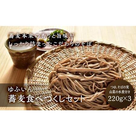 ふるさと納税 蕎麦食べつくしセット｜こだわりの原料 有機そば 無添加 つゆ 大分県由布市