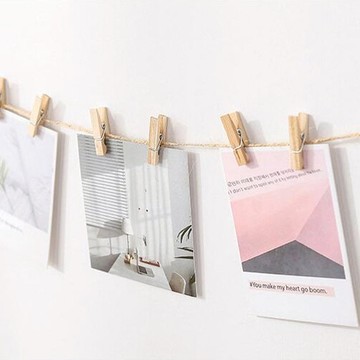 PS Mall【J2104】夾子 (單支)木夾 原木夾 相片夾 名片夾 裝飾夾 DIY