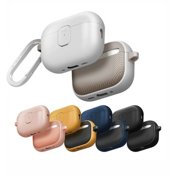 UNIQ AirPods Pro 3 Clyde 卡扣式雙料保護套 保護殼 (附登山扣)