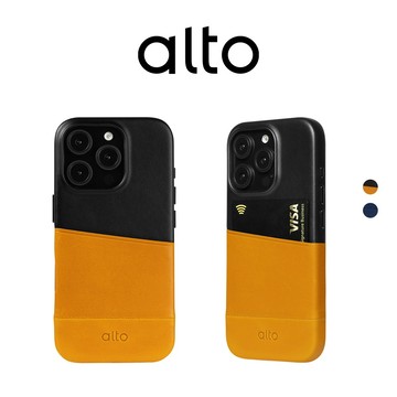 Alto 插卡防摔皮革手機殼 - iPhone 16【可加購禮物包裝＆客製雷雕】