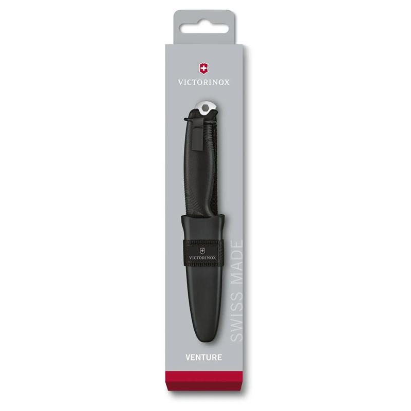 VICTORINOX アウトドアナイフ ビクトリノックス ベンチャー 230mm ブラック