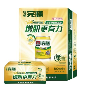 【桂格完膳】超柔抽取式衛生紙 100抽x6包/串 加價購贈品【壹品藥局】