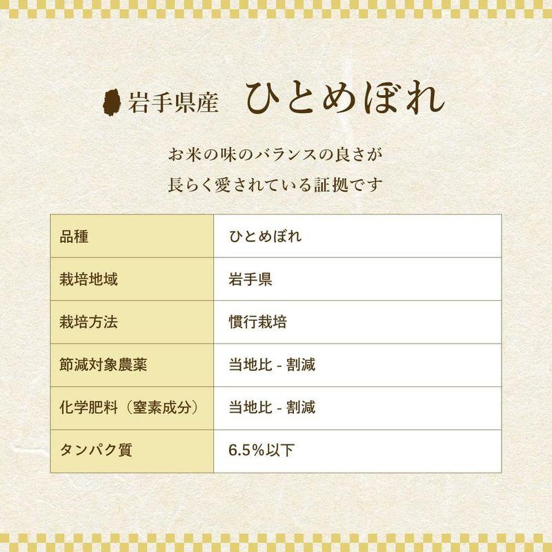 玄米 米 お米マイスター推奨 令和4年 岩手県産 ひとめぼれ 5kg