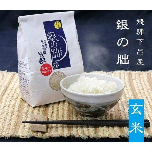 銀の朏 ぎんのみかづき 玄米 2ｋｇ 5年産 特別栽培米 化学肥料不使用 飛騨下呂産