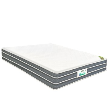 IHouse-天然乳膠 雙人5尺四線自主彈性獨立筒床墊(軟硬適中)