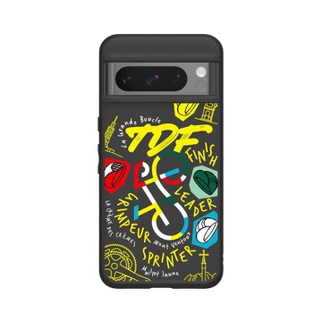 Pixel 8 Pro SolidSuit 黑 - Le Tour de France - Cycling Composition