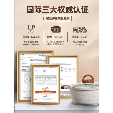 Jeetee麥飯石湯鍋燉鍋家用不粘鍋電磁爐燃氣灶通用多功能雙耳蒸鍋