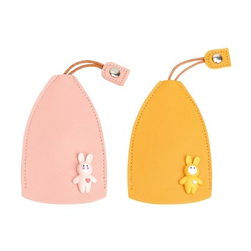 0516 日系卡通鑰匙收納套 鑰匙保護套 抽拉鑰匙包 萬用鑰匙包 汽車鑰匙套