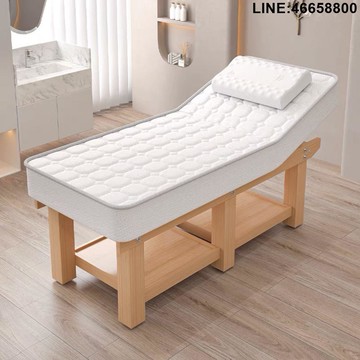 免運 開立發票 美容床 按摩床 理療床 實木乳膠美容床美容院專用中醫推拿按摩床家用帶洞美體紋繡採耳床