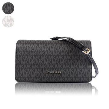 MICHAEL KORS Jet Set 緹花LOGO防刮翻蓋磁釦斜背包-(新款任選)/中
