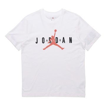 Air Jordan Wordmark Jumpman Logo TEE Men White