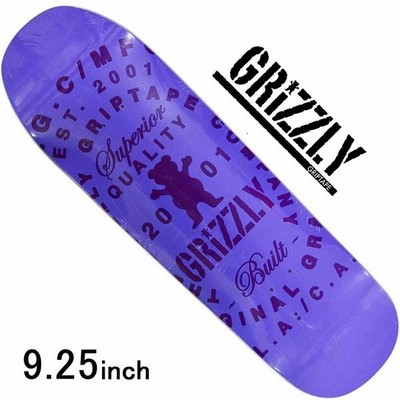 グリズリー 9 25 スケボー デッキ Grizzly Og Mfg スケートボード 板 クルーザー ストリート パーク スケボー女子 男子 おしゃれ 通販 Lineポイント最大get Lineショッピング