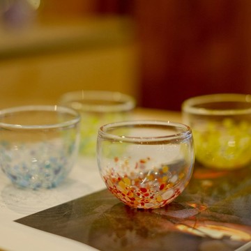 點點款・手工清酒杯 / 玻璃杯 / 玻璃壺 | 玻璃熾造 工坊手作
