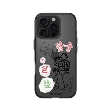 iPhone 16 Pro Clear 酷墨灰 - MUG CUP GUY - 首爾背影