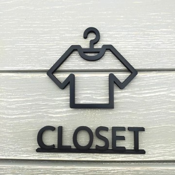 房間標示牌 衣櫃標誌,衣櫃標牌