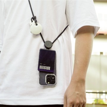 掛繩二刀流 證件夾 手機掛繩 直橫通用 頸掛斜背 親膚配戴