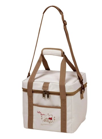CAPTAIN STAG 鹿牌 MA-4629 小熊維尼 聯名款 可折疊 保冷袋 保冷包 15L 肩背 手提 日本代購