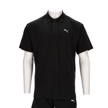 Puma 流行系列 ESS 男款 黑色 Polo衫 歐規 上衣 運動 休閒 上衣 短袖 62965701