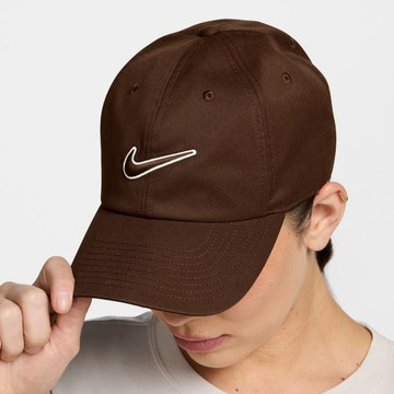 NIKE U NK CLUB CAP U CB SWSH L 中性帽子 棕-FB5369259