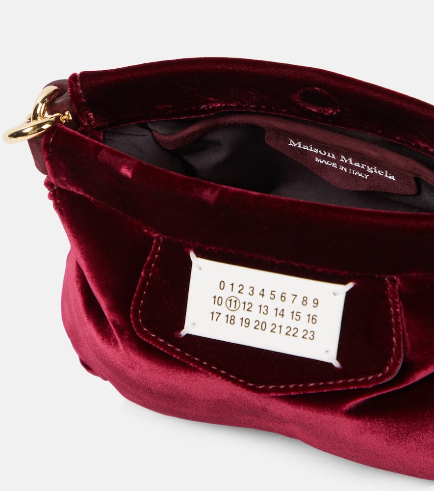 Maison Margiela Glam Slam Red Carpet Mini velvet clutch