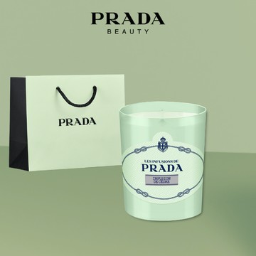 🔜快速出貨【PRADA】水印私藏系列 -融雪松木香氛蠟燭｜享訂製禮袋