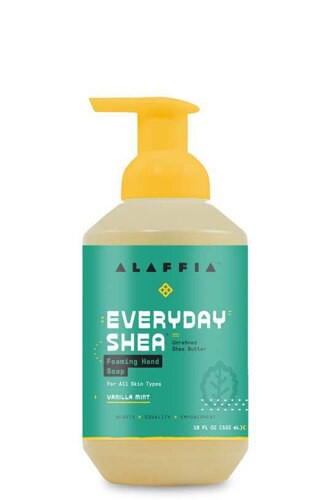 Alaffia Everyday Shea Foaming Hand Soap Vanilla Mint 18 fl oz