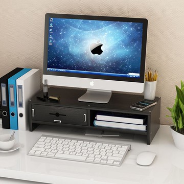 整理盒 層架 置物架 收納架 抽屜櫃 收納盒 書架 護頸椎電腦顯示器屏增高架子辦公室臺式電腦底座書桌面收納置物架 ATZ