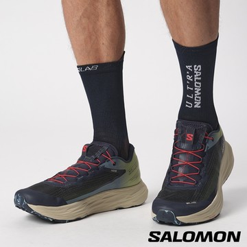 Salomon S/LAB ULTRA 野跑鞋 鼠尾草綠/墜飾藍/夜空藍