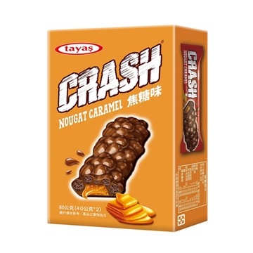 塔雅思Crash可可脆棒-焦糖味(80g)