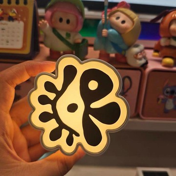 🔥熱門好物 臺灣出貨 新款cortis周邊拍拍發光冰箱貼3D打印磁吸小夜燈應援烤蹄子禮物