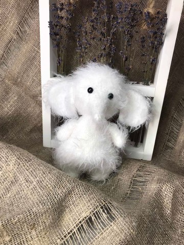 泰迪熊鉤針編織小號手工毛絨大象禮物可愛玩具