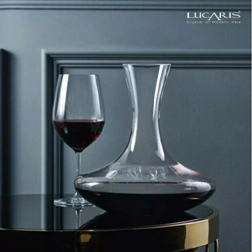 LUCARIS 醒酒瓶 水晶玻璃 Bliss Decanter 醒酒 1入 Drink eat金益合