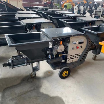 砂漿噴涂機小型多功能水泥噴漿機內外墻膩子拉毛雙缸柱塞式粉墻機