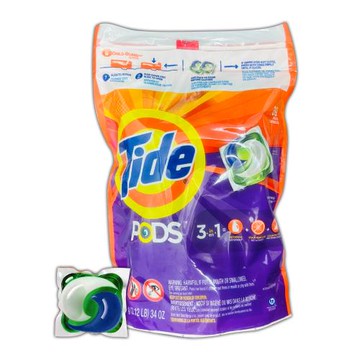 免運/Tide洗衣膠囊39顆-春天草地清香 x1袋