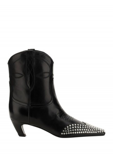 Khaite - Dallas Ankle Boots - Womens - Black