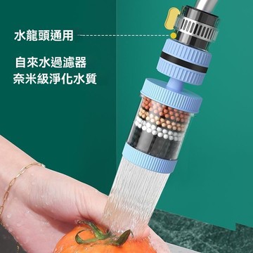 🔥臺灣出貨🔥360°万能接口可拆洗水龙头过滤器家用自来水防溅通用净水器