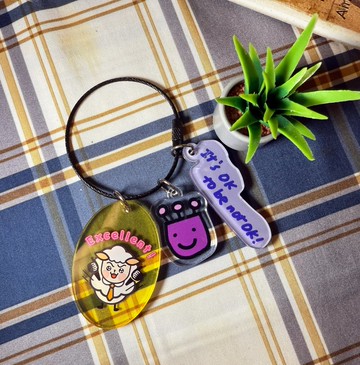 羊先生小金句匙扣 its ok to be not ok