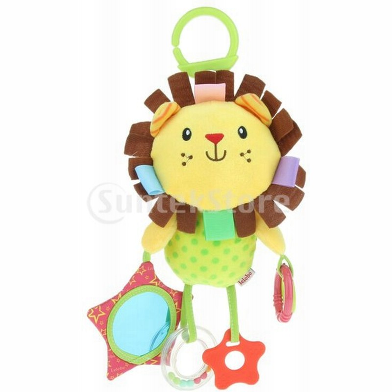 幼児のぬいぐるみ柔らかい動物のガラガラてこベビーカーベビーベッドぶら下げおもちゃライオン 通販 Lineポイント最大0 5 Get Lineショッピング