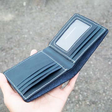 【客製化禮物】【八卡相片位錢包/短夾/銀包/皮夾】手作材料包