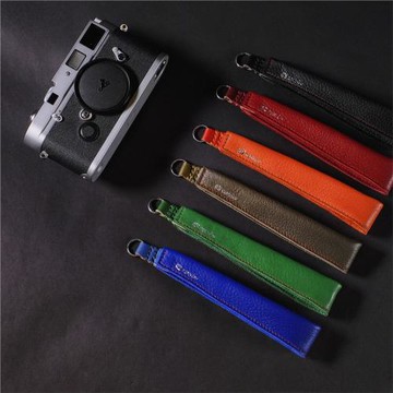 cam-in 相機手腕帶鹿皮適用于徠卡富士索尼復古微單手繩真皮手帶