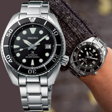 ［型男品味週 下單送六入收藏盒］【SEIKO 精工】Prospex 廣告款 黑水鬼 200米潛水機械錶 手錶-45mm 送禮 禮物 推薦(SPB101J1/6R35-00A0D)