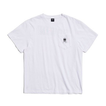EDWIN｜男裝｜口袋炎上印花寬版短袖T恤