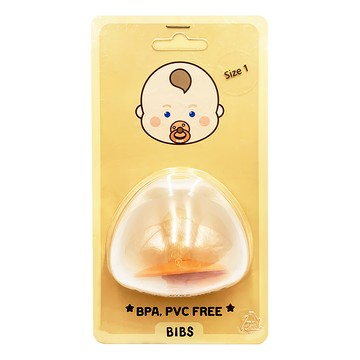 BIBS Colour系列橡膠安撫奶嘴 BPA PVC Free  0-6個月  Abricot  1組
