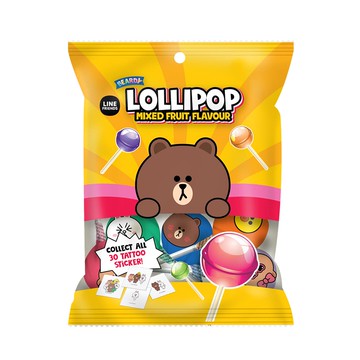 LINEFRIENDS棒棒糖40g 綜合水果風味(包裝隨機出貨)