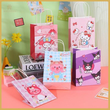 💠限時秒殺💠卡通三麗鷗禮品袋兒童手提禮品袋畢業季生日禮物伴手禮禮物袋