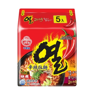 Ottogi 韓國 辛辣拉麵(120g*5入)